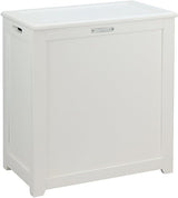 Oceanstar Storage Laundry Hamper, White