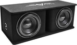 Skar Audio Dual 12 Complete 2,400 Watt SDR Series Subwoofer Bass Package – Includes Loaded Enclosure with Amplifier