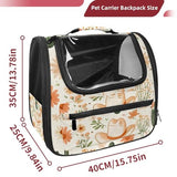 Halloween Pet Carrier Airline Approved Pet Carrier Bag Dog Carrier for Small Medium Cats Dogs Puppies Kitten
