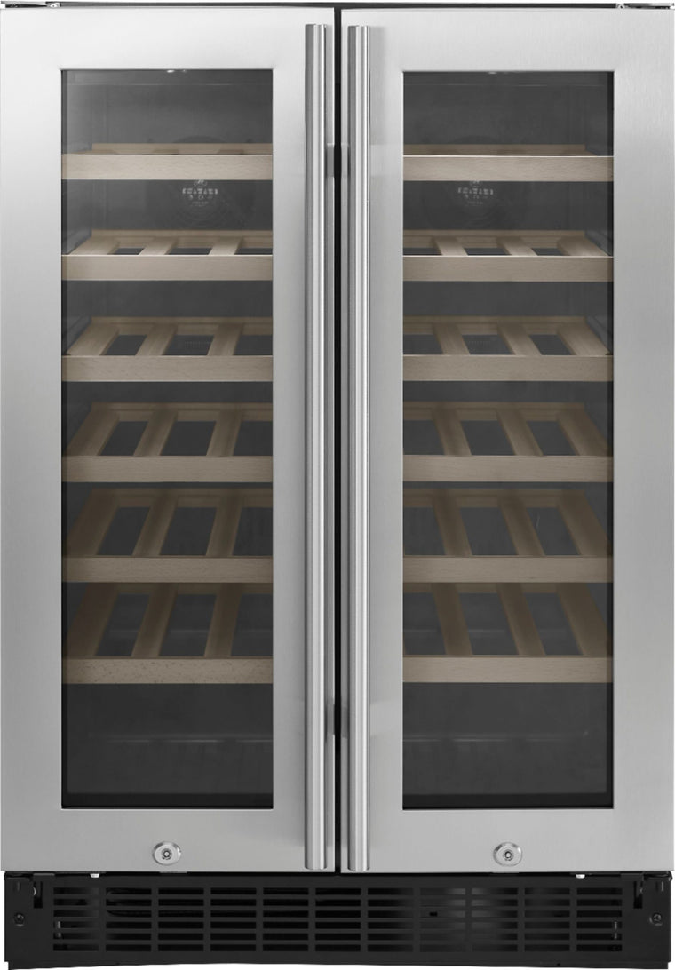 Insignia? – Dual Zone Wine and Beverage Cooler with Glass Doors – Stainless Steel