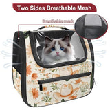 Halloween Pet Carrier Airline Approved Pet Carrier Bag Dog Carrier for Small Medium Cats Dogs Puppies Kitten