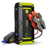 Tacklife T8 Pro 1200A Peak 18000mAh Water-Resistant Car Jump Starter with LCD Screen, Orange