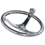 Edson 13 in. SS Comfort Grip Steering Wheel W PowerKnob