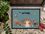 Caroline’s Treasures CK7894MAT Central Asian Shepherd Dog Sweet Home Doormat 18×27 Front Door Mat Indoor Outdoor Rugs for Entryway, Non Slip Washable Low Pile, 18H X 27W