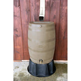 RTS Oak Rain Barrel w/ Brass Spigot