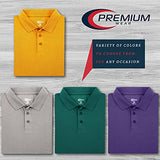 Premium Wear Boys High Moisture Wicking Polo T Shirts