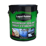 Liquid Rubber Waterproof Sealant/Coating – 1 Gallon – Original Black –