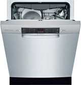 Bosch – 800 Series 24 Front Control Built-In Dishwasher with Stainless Steel Tub – Stainless steel
