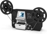 8mm & Super 8 Reels to Digital MovieMaker Film Sanner Converter, Pro Film Digitizer Machine with 2.4 LCD, Convert 5 inch and 8 inch 8mm Super 8 Film reels into 1080P Digital Videos