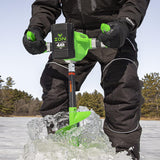 ION G2 8 Electric Power Ice Fishing Auger with Two High Performance 4Ah 40V MAX Gen 2 Lithium-Ion Batteries