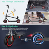 Electric Scooter for Adults, 19/25 Mph Max Speed, 21/25/35 Miles Range,350/500/600W APP Control E-Scooter with 8.5/10 Inflatable tire, Foldable Escooter with App Control, UL 2272 Certified