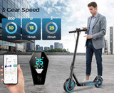 Electric Scooter for Adults, 19/25 Mph Max Speed, 21/25/35 Miles Range,350/500/600W APP Control E-Scooter with 8.5/10 Inflatable tire, Foldable Escooter with App Control, UL 2272 Certified