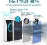 MSA3 Air Purifier for Allergy and Asthma True HEPA Filter for 1590 sq ft Large Room