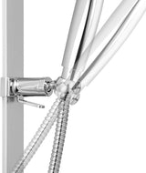 Waterpik Slide Rail Hand Held Shower Head Chrome Height Select with PowerPulse Therapeutic Massage Spray, SRXPP-763ME