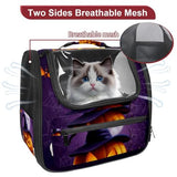 Halloween Pet Carrier Airline Approved Pet Carrier Bag Dog Carrier for Small Medium Cats Dogs Puppies Kitten