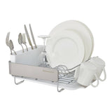 KitchenAid Compact Stainless Steel Dish Rack, 16.06-Inch, Black
