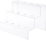 Clear Wine Bottle Stopper Display Stairs, 6.25 H X 8.75 W X 6.5 D (6 Pack)