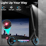 Electric Scooter for Adults, 19/25 Mph Max Speed, 21/25/35 Miles Range,350/500/600W APP Control E-Scooter with 8.5/10 Inflatable tire, Foldable Escooter with App Control, UL 2272 Certified