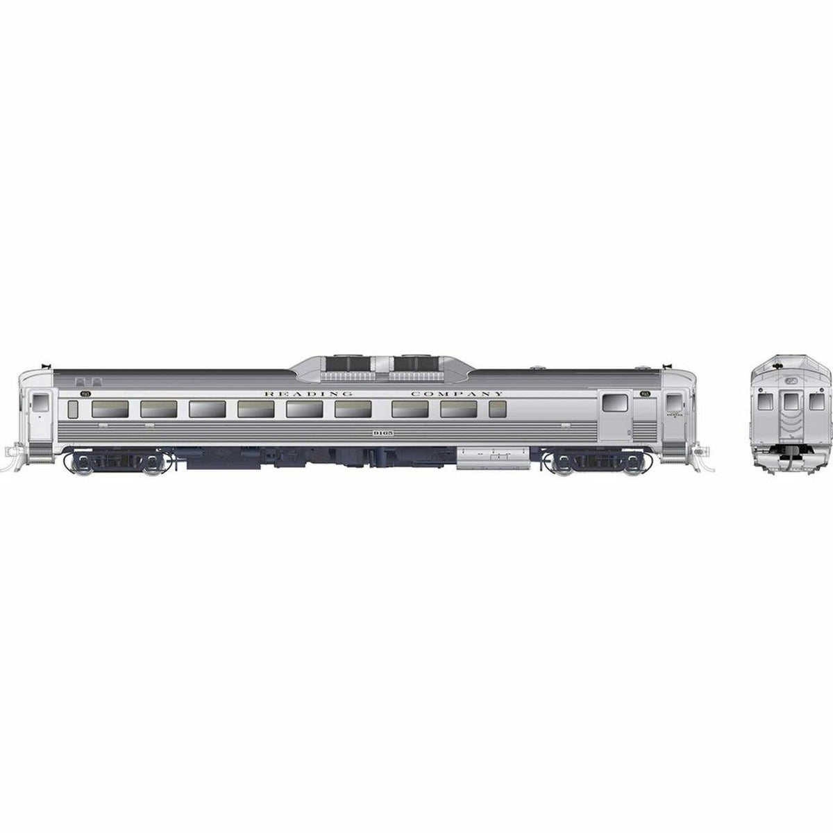 Rapido Trains – HO Budd RDC2 Phase 1C w/DCC u0026 Sound, RDG #9165 – 16652