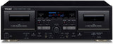 Teac Double Cassette Deck (Black) W-1200-B