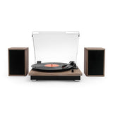 Victrola The Quincy 6-in-1 Bluetooth Record Player & Multimedia Center with Built-in Speakers ?C 3-Speed Turntable, CD & Cassette Player, AM/FM Radio, Wireless Music Streaming (Natural)