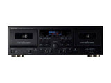 Teac Double Cassette Deck (Black) W-1200-B
