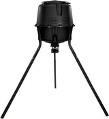 Moultrie 30 Gallon Spin Cast Deer Feeder Tripod 200 Pound Capacity Molded Plastic Tools-Free Assembly