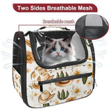 Halloween Pet Carrier Airline Approved Pet Carrier Bag Dog Carrier for Small Medium Cats Dogs Puppies Kitten