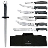 Victorinox Fibrox Black Natural 7 Piece Pro Competition BBQ Set