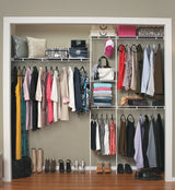 Closetmaid 1628 5ft. to 8 ft. Closet Organizer Kit White