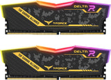 TEAMGROUP T-Force Delta RGB DDR5 32GB Kit (2x16GB) 6400MHz (PC5-51200) CL40 Desktop Memory Module Ram (White) for Z690 – FF4D532G6400HC40BDC01