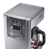 Wolf Gourmet – 10-Cup Coffee Maker with Water Filtration – Stainless Steel/Red Knob