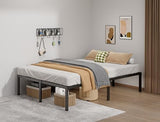 Metal Bed Frame Full Size – 14 Inch Heavy-Duty Full Platform Bed Frame No Box Spring Needed, Easy Assembly, Noise-Free, Sturdy Mattress Foundation, Underbed Storage Space