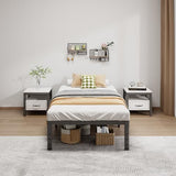 Metal Bed Frame Full Size – 14 Inch Heavy-Duty Full Platform Bed Frame No Box Spring Needed, Easy Assembly, Noise-Free, Sturdy Mattress Foundation, Underbed Storage Space