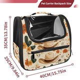 Halloween Pet Carrier Airline Approved Pet Carrier Bag Dog Carrier for Small Medium Cats Dogs Puppies Kitten