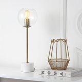 Safavieh Aileen Blue u0026 White Table Lamp