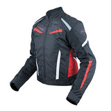 Motorcycle Ladies Strong Textile Jacket Motorbike Armor CE Touring