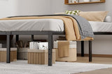 Metal Bed Frame Full Size – 14 Inch Heavy-Duty Full Platform Bed Frame No Box Spring Needed, Easy Assembly, Noise-Free, Sturdy Mattress Foundation, Underbed Storage Space