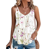 Summer Tank Top for Women 2024 Sexy Sleeveless T Shirts Trendy Floral Eyelet Camisole Tops V Neck Dressy Casual Tunic Blouses
