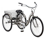 Schwinn Meridian Adult Tricycle with 26-Inch Wheels in Dark Silver