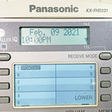 Panasonic KX-FHD331 Fax Copy Machine Copier Plain Paper Caller ID – Black