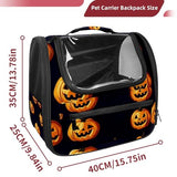 Halloween Pet Carrier Airline Approved Pet Carrier Bag Dog Carrier for Small Medium Cats Dogs Puppies Kitten