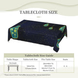 Beautiful Bottle of Under The Night Sky Print Square Tablecloth Decorated Table can able Farmhouse Decor Coffee Table Outdoor,