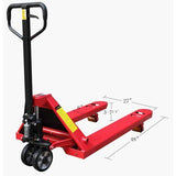 Dayton 32HD10 – Pallet Jack 4400 lb. Quiet Steel Red