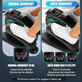 ANCHEER Under Desk Elliptical Machine – Quiet Pedal Exerciser for Seniors, Office & Home, Low-Impact Seated Leg Workout Equipment, Smart LCD Display, Remote Control