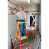 Werner PD6206-4C Podium Stepladder,6 Ft,fiberglass,300 lb