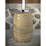 RTS Oak Rain Barrel w/ Brass Spigot