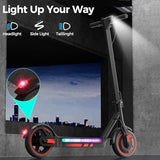 Electric Scooter for Adults, 19/25 Mph Max Speed, 21/25/35 Miles Range,350/500/600W APP Control E-Scooter with 8.5/10 Inflatable tire, Foldable Escooter with App Control, UL 2272 Certified