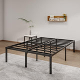 Metal Bed Frame Full Size – 14 Inch Heavy-Duty Full Platform Bed Frame No Box Spring Needed, Easy Assembly, Noise-Free, Sturdy Mattress Foundation, Underbed Storage Space