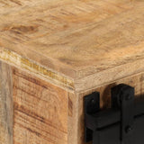 Living Room Storage Cabinet Storage Cabinet Entryway Cabinet Laconic Cabinet Storage Shelf Wine Cabinet Retro Style Textured Sideboard Textured Sideboard 31.5×11.8×23.6 Solid Mango Wood